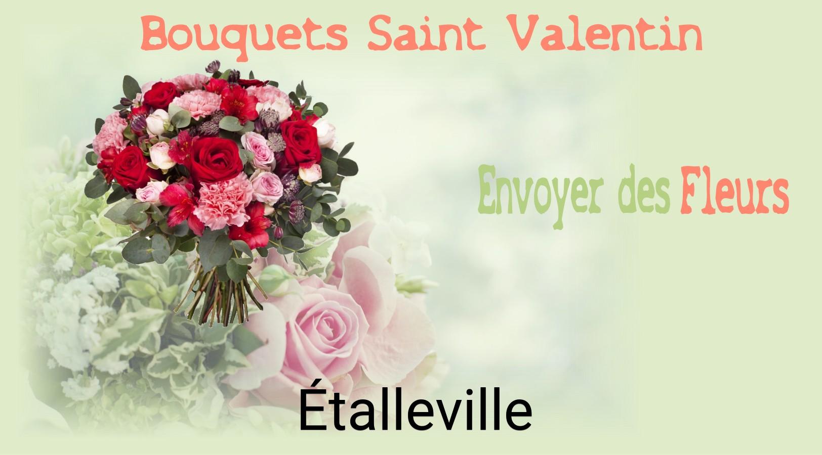 Roses de Saint-Valentin livrées à Étalleville